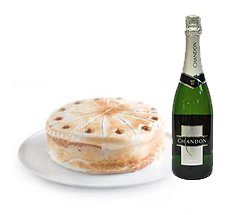 Torta Tres Leches 15 Personas m�s Champa�a 750 cc